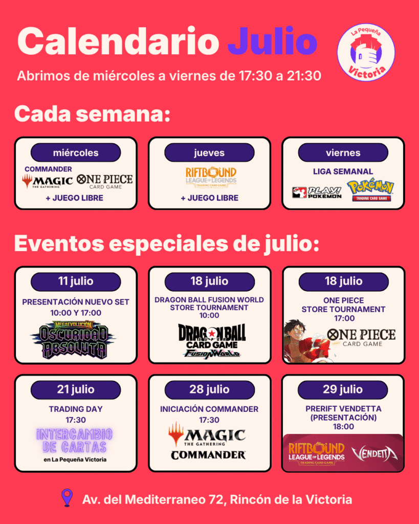calendario de julio de la pequeña victoria